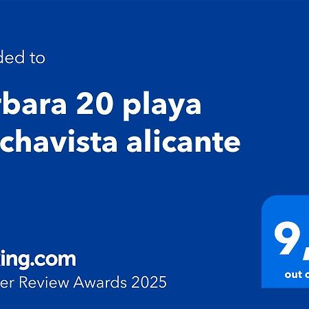Barbara 20 Playa Muchavista Alicante El Campello Eksteriør billede